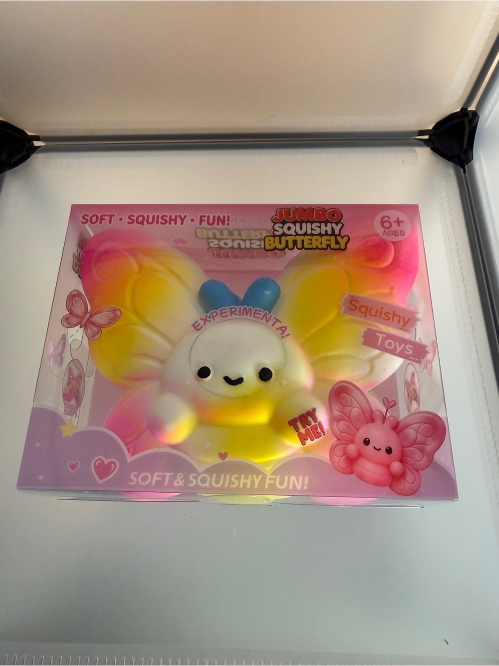 Jumbo Squishy Butterfly 🦋 | Super Soft & Colorful